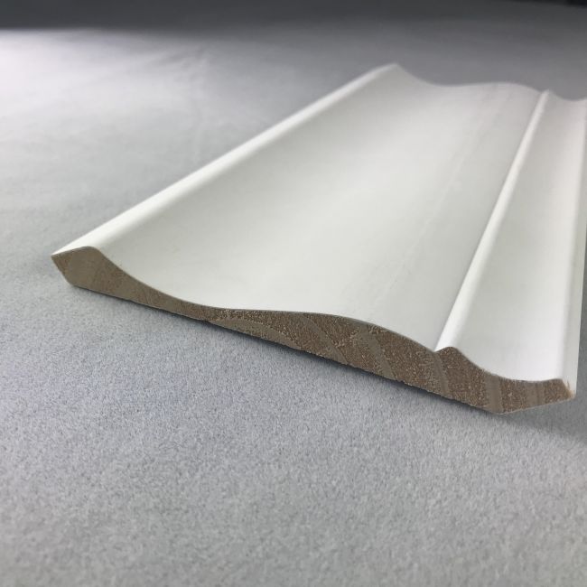 Διακοσμητικά Ξύλινα Διακοσμητικά Κορώνα με Λευκό Gesso για Οροφή
