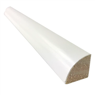 Super Fine White Primed Wood Small Shoes Boelling or Quarter Round 106/129 for Baseboard