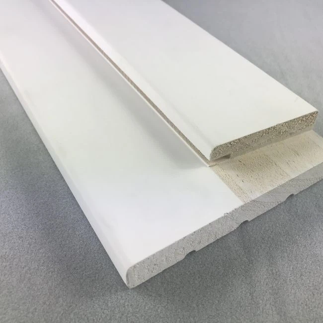 Solid White Primed Wood Trim Door Frames