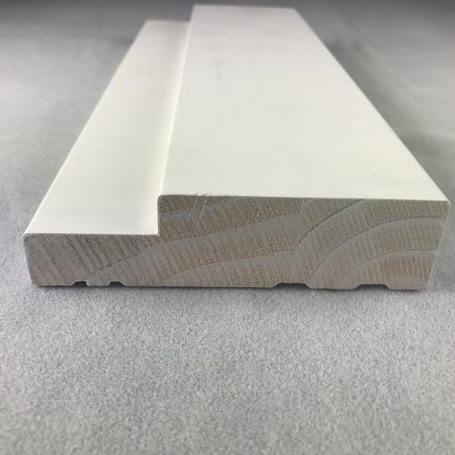 Solid White Primed Wood Trim Door Frames
