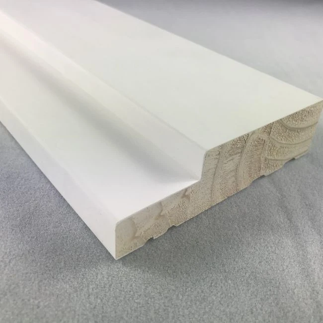 White Primed Wood Door Frames For Interior And Exterior Door