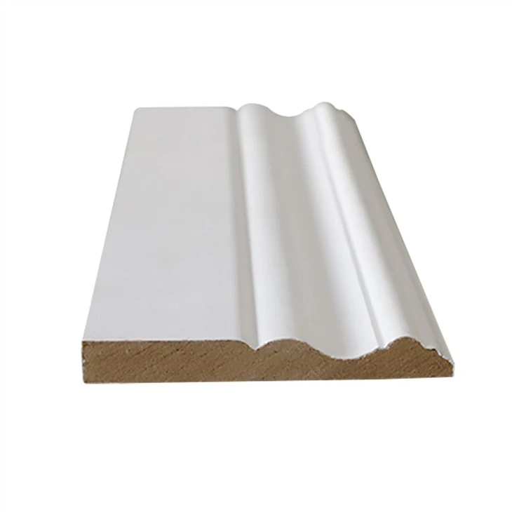 Interior MDF Trim Moulding Wood With Baseboard Molding