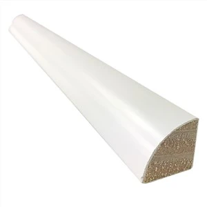 Small Wood ασταρωμένο τέταρτο στρογγυλό καλούπι για διακόσμηση