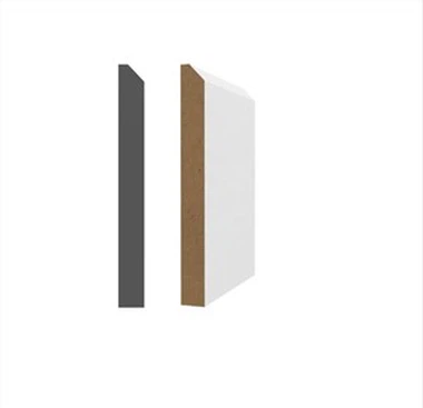 Baseboard MDF με λευκό αστάρωμα